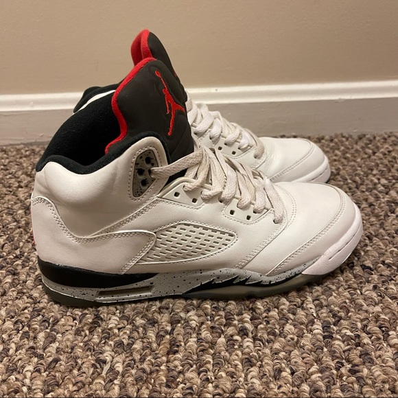 Jordan retro white cement 5s (440888-104) - Picture 3 of 6